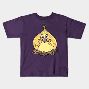 Onion boss - Cuphead Kids T-Shirt